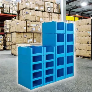 Factory Coroplast Socks and Clothing Storage Box corflute Folding PP Corrugated Plastic Stackable Picking Bin