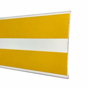 Factory Custom 6cm Price Label Holder Magnetic Price Tag Holders Transparent Data Strip Sigh Holder For Supermarket