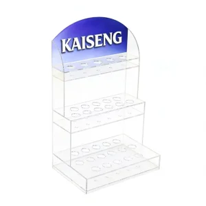 Factory Custom Acrylic Car Charger Display Stand Holder Organizer Electronics Countertop Showcase Phone Cables Power Adapters