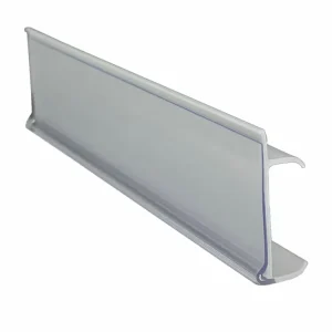 Factory Custom Convenience Store Pharmacy Supermarket Strip Plastic Price Shelf Label Tag Plastic Price Data Holders