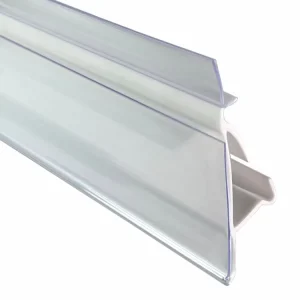 Factory Custom Convenience Store Supermarket PVC Price Tag Shelf Talker Strips Clear Plastic Price Shelf Strip