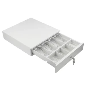 Factory Custom Durable 4 Bill 4 Coin Cash Tray Retail Store Square POS Cash Box 330mm Cash Drawer