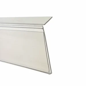 Factory Custom High Quality Soft Rigid Co extrusion Price Tag Holder Plastic Label Holder PVC Shelf Data Strip for Gondola