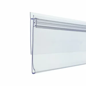 Factory Custom Hotselling Plastic Price Tag PVC Price Label Holder Clear Data Price Strip For Shelves