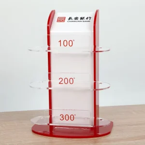 Factory Custom Large Acrylic Display Stand for Bank Office Hotel Store Acrylic Sign Holder