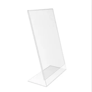 Factory Custom Modern Acrylic Sign Holder for Displaying Various Sizes Orientations