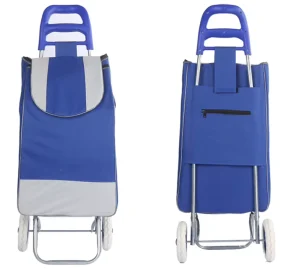 Factory Custom Outdoor Folding Hand Shopping Supermarket Vegetable Luggage Porudct Trolley Cart Bag With Wheel
