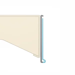Factory Custom PVC Plastic Label Holder Extrusion Data Strip Price Tag Holder Flat Shelf Edge Strip With Tape