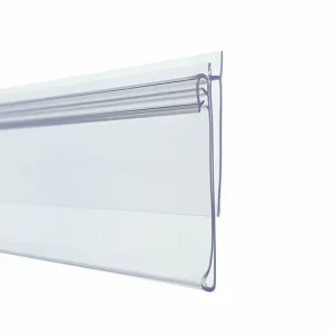 Factory Custom Retail Store Price Tag Holder Plastic Label Holder PVC Data Strip For Supermarket Shelves