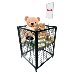 Factory Custom Stacking Baskets Dump Bin Retail Display Wire Basket