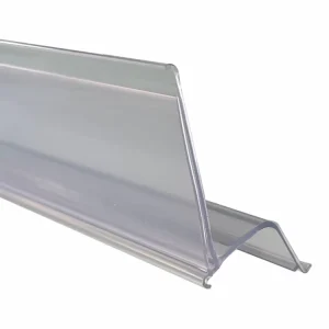 Factory Custom Supermarket Shelf Edge Price Label Holder Shelf Data Strip Label Holder for Retail Shelf