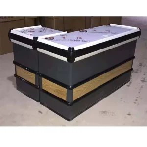 Factory Customization Comptoir De Boutique Meja Kasir Supermarket Cashier Counter