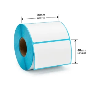 Factory Customization High Quality 70x40mm Self Adhesive Thermal Label Roll Barcode Printing Sticker for Logistics Waterproof