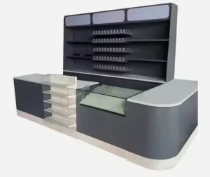 Factory Customized Color Size Metal Heavy Duty Checkout Counter Convenience Store Equipment