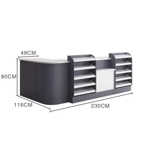 Factory Customized Commercial Wooden Cashier Counters for Retail Stores