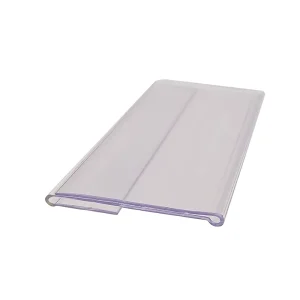Factory Customized Eco Friendly Food Grade PVC Data Strip Label Holder Easy Installation 1000mm Transparent Supermarket