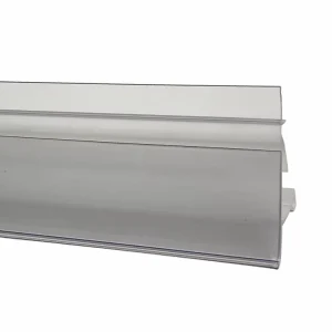 Factory Customized Economy OEM PVC Shelf Strips Price Tag Holder Metal Plug-In Data Strip For Gondola
