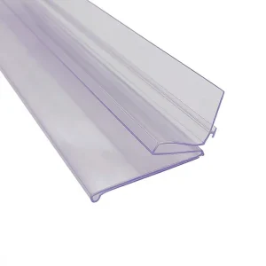 Factory Customized Food Grade Eco Friendly Clear Plastic PVC Data Strip Label Holder Easy Installation 5000m Supermarket