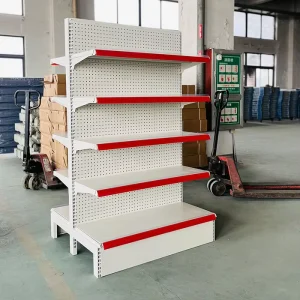 Factory Customized Pegboard Supermarket Shelves Retail Store Display Rack Shop Equipment Gondola Shelf Marketing Shelving Store