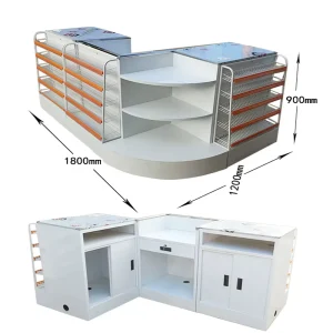 Factory Customized Store Counters Supermarket Cashier Counters Durable and Cost-effective