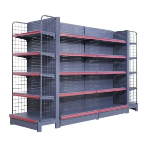 Factory Customized Supermarket Gondola Metal Storage Rack Shop Display Equipment Display Rack Shelf