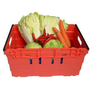 Factory Direct PP Mesh Durable Ventilated Stackable Nestable Lightweight Eco-Friendly Recyclable Storage Boxes Bins