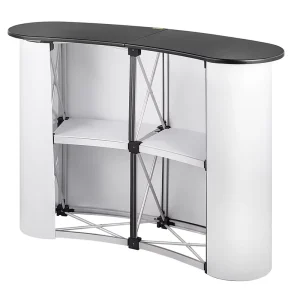 Factory Direct Portable Advertising Booth Tensioning Cloth Light Weight Folding Hydraulic Pop up Display