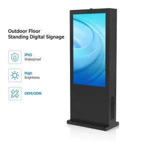 Factory Direct Remote CMS Split Screen Retail Store LCD Advertising Player Totem