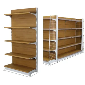 Factory Direct Sale Grocery Storeshelves Supermarket Rack Light Duty Metallic
