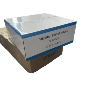 Factory Direct Sale High Quality 57mm 80mm Deep Black Image Thermal Paper Pos Roll for Cash Register 57 80