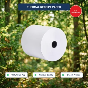 Factory Direct Sale Thermal Paper Roll 80×80 57×40 Cashier Receipt Paper for Bulk Purchase