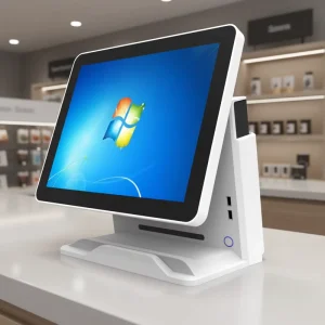 Factory Direct Sales 15.6 Inch Dual Screen Windows Android POS System All in One Point of Sale Cash Register for Retail
