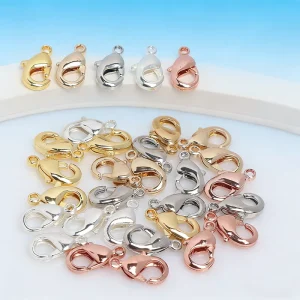 Factory Direct Sales Metal Lobster Clasps Support Customization Snap Hook for DIY Jewelry Accessories Bags Keychains Hardware