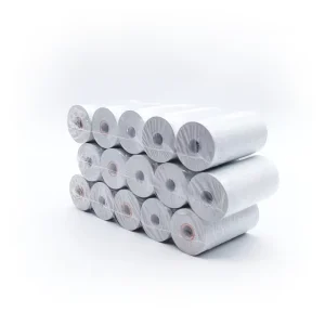 Factory Direct Supply 57×40 Thermal Coreless Single Layer Pure White Paper Roll for POS Thermal Printing Receipt Paper