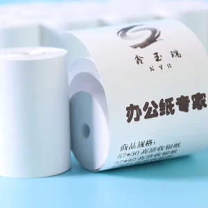Factory Direct Supply 58 mm Thermal Paper Roll Adhesive