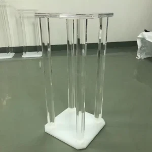 Factory Direct Supply Acrylic Wedding Cake Stand Display Desktop Tower Shape PMMA Display Shelves