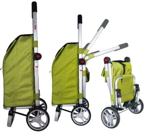 Factory Direct Supply High Quality Supermarket Shopping Trolleys Carts with Customized Frame & Wheels Portable Folding Carts