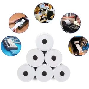 Factory Direct Supply High Quality Thermal Cashier Paper Roll 80*80mm 70GSM Ticket Paper Rolls POS Machine Paper Roll