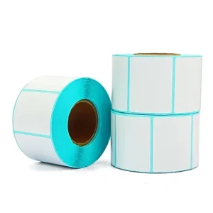Factory Direct Thermal Labels 40×30 Removable Waterproof Sticker Perforated Lines Shipping Barcode Labels Customizable Adhesive