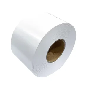Factory Direct Thermal Linerless Label Roll Self Adhesive Barcode Sticker Material For Retail Food Packaging Shipping Labels