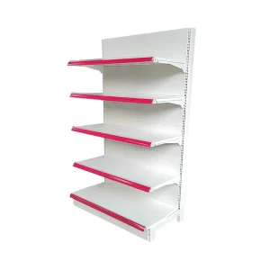 Factory Gondola 4 Shelves Estantes Metalicas Shelving Gondolas Para Supermercados Supermarket Grocery Stores Rack