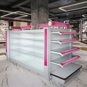 Factory Light Duty Metal Iron Display Stand Supermarket Shop Store Rack Shelving Racking Gondola