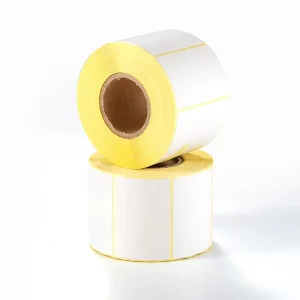 Factory Manufacture Custom Self-Adhesive Thermal Waybill Shipping Packaging Labels 80×80 Barcode Paper Label Sticker Roll