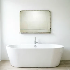 Factory Price Custom Cut to Size OEM Shatterproof Durable PUmirror Living Room Decoration PU Frame Mirror for Hotel Home Use CE