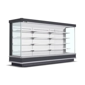 Factory Price High Quality Upright Open Cooler Vegetable Refrigerator for Supermarkets