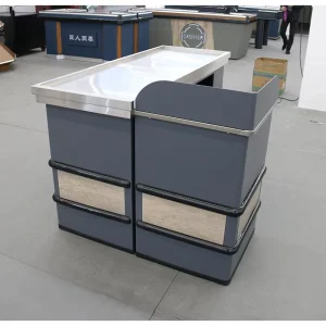 Factory Price Retail Supermarket Cashier Store Cashier Desk Checkout Counter for Sale