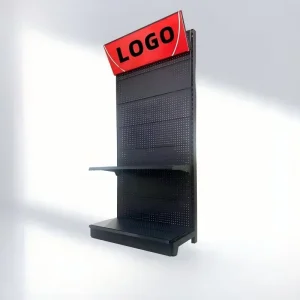 Factory Price Single Sided Supermarket Shelves Convenience Store Metal Display Rack Steel Shop Snack Display Rack Store Fixtures