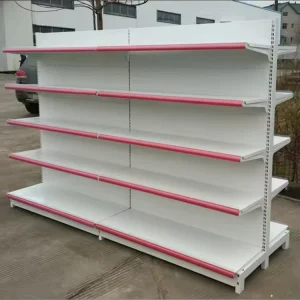 Factory Priced Hanging Basket Display Racks Metal Steel Wood Supermarket Shelves for Drugstore and Bookstore Commercial Use
