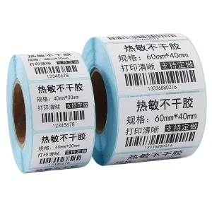 Factory Provides Thermal Label Jumbo Roll Making Thermal Label Printing Logistics Waybill Barcode Shipping Label
