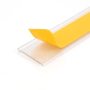 Factory Retail Display Plastic Ticket Sign PVC Shelf Price Tag Label Holder